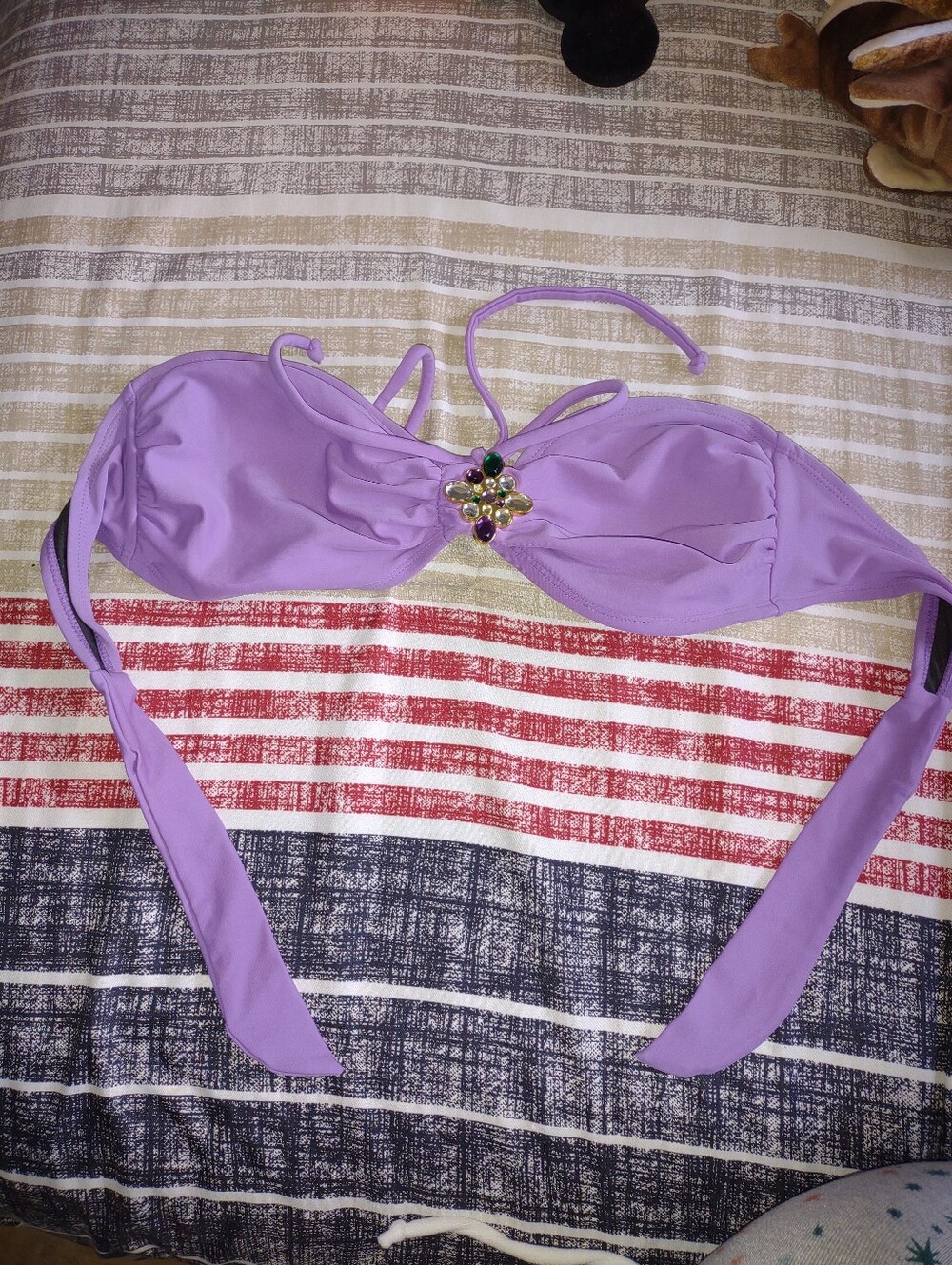 Xhilaration Purple Bikini Top